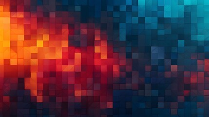 pixel color block abstract background