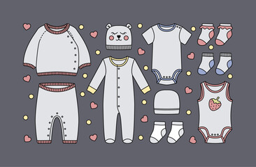 Baby Clothes Newborn Clothing Set