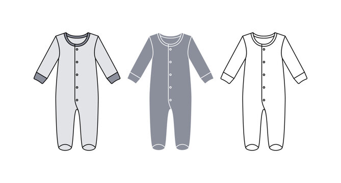 Baby Jumpsuit Newborn Onesie Kid Pyjamas Set