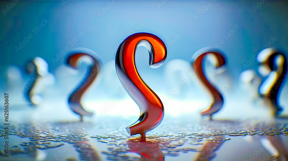 Poster red and orange swirl shaped object sitting on top of white surface. generative ai.
