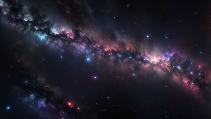 Star field in space many light years far from the planet Earth.