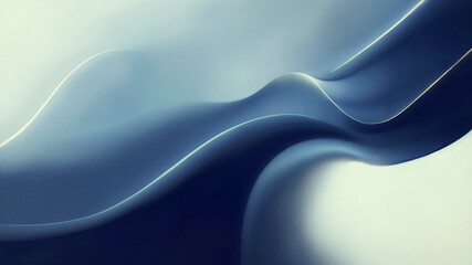 illustration blue light gradient wave with bright lines
