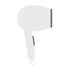 doodle icon, hair dryer, hairdressing tool, linear icon, freehand drawing