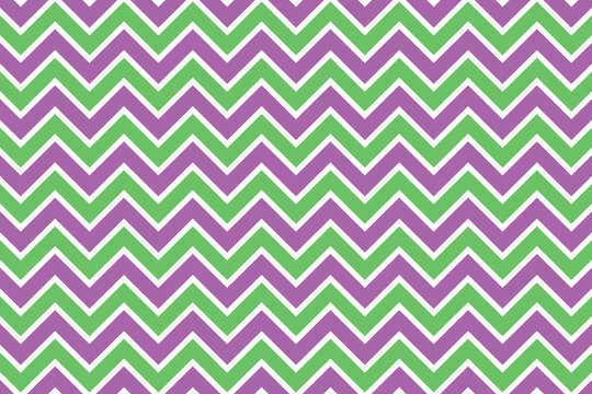 Thanksgiving Chevron pattern in green, white,and purple colors