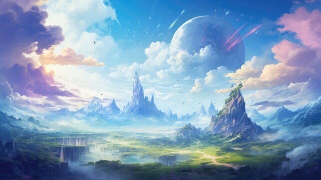 Fantasy Visual Novel Nature Landscape