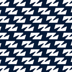 Blue and white z letter pattern vector illustration - obrazy, fototapety, plakaty