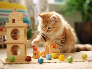 Photo of Playtime: Cats are naturally curious and playful creatures. They enjoy interactive play sessions with their owners or independent play with toys