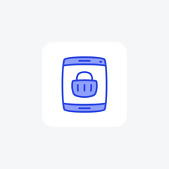 Shopping Basket Dual Tone Icon