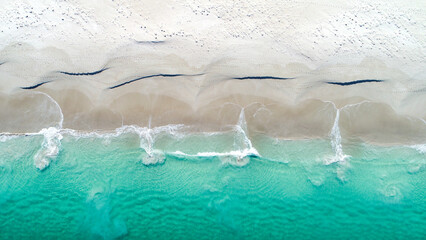 Patterns emerging as water returns to the ocean
