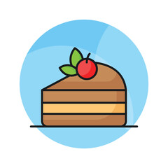 Have a look at this yummy chocolate flavored cake with cherry topping