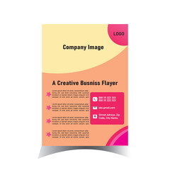 Obraz premium Flayer Design templet. Cover Design Templet. Corporate Business annual report. Company profile catalog magazine flayer booklet and book cover design. company flayer design. 