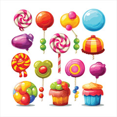 Candy vector graphics colorful design art