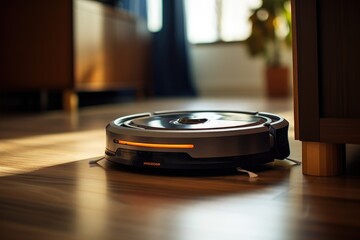 Robot Vacuum Cleaning in the House with Space for Typo