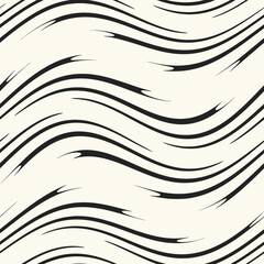 Monochrome Variegated Textured Wavy Pattern