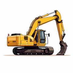 Excavator, AI generated Image