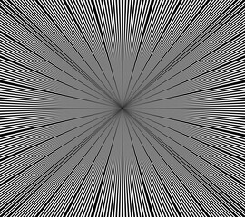 realistic optical illusion deep tunnel background. Black and White Hypnotic 3D tunnel Background. Design of a seamless monochrome illusion.