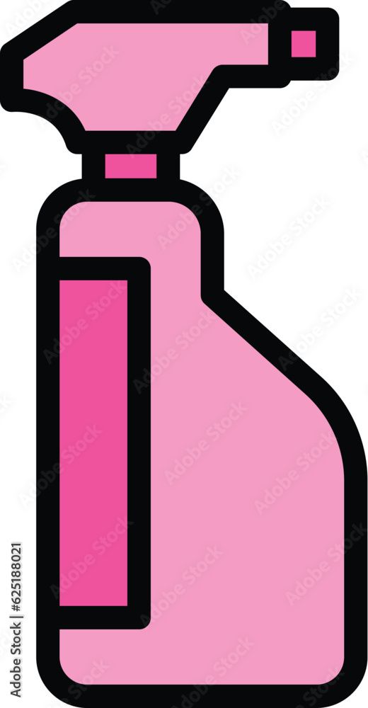 Poster window cleaner spray icon. outline window cleaner spray vector icon for web design isolated on white