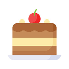 Have a look at this yummy chocolate flavored cake with cherry topping