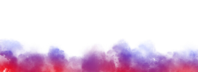 Colorful fog Isolate Transparent Background