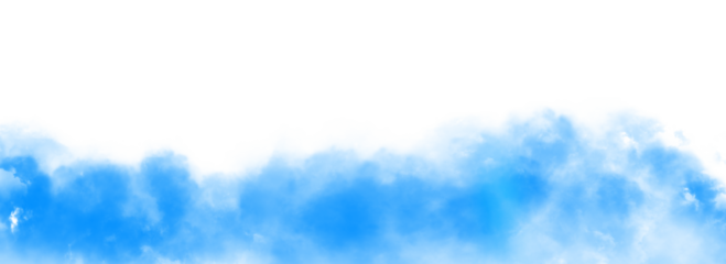 Light Blue Smoke Isolate Transparent Background