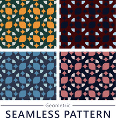 Geometric seamless vector pattern n34