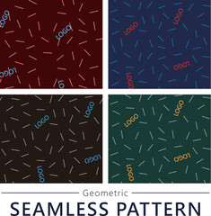 Geometric seamless vector pattern n45