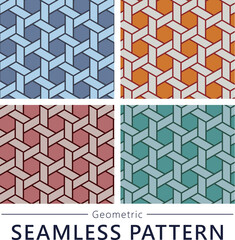 Geometric seamless vector pattern n44