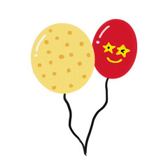 Red and yellow balloon
