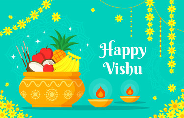 Happy Vishu Background 