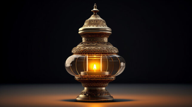 old oil lamp HD 8K wallpaper Stock Photographic Image
