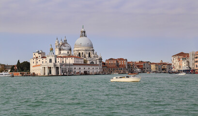 Santa Maria della Salute church in Venice, Italy - 625203697