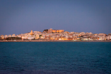 Vieste, Puglia, at the sunset