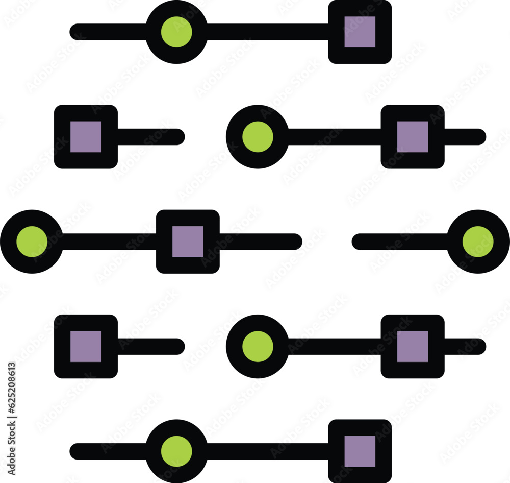 Poster mind discover icon outline vector. data mining . business insight color flat