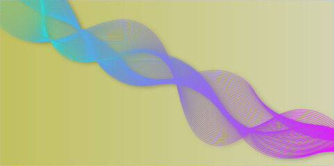 Design element. Many purple line circle ring waves.Abstract wavy stripes on a white background isolated. Creative line art. Design elements created using the Blend Tool.	