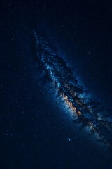 scene in the night with stars planets and black hole