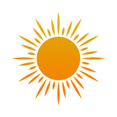 Sunburst silhouette illustration