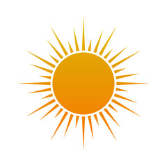 Sunburst silhouette illustration