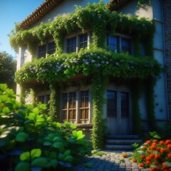 Plants on the house