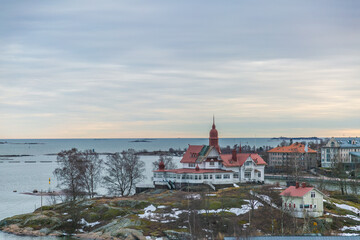 panoramic view of the fort in stockholm