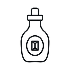 Grab this carefully crafted chocolate syrup vector design in trendy style