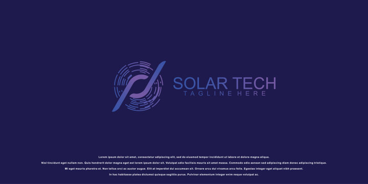 Simple energy logo design with modern style| electrical logo| green energy| premium vector