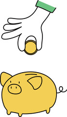 ぶたさん貯金箱