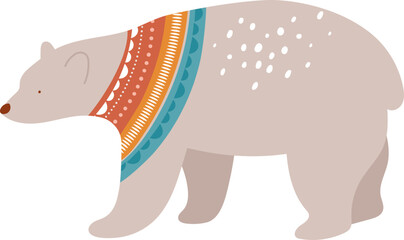 Boho polar bear