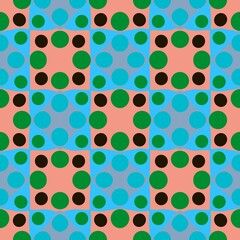 Seamless pattern retro vintage style 90 70s or 80s on Seamless pattern design.
