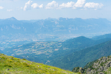 view from the mountains