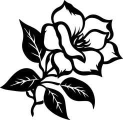 Silhouette flower plant images