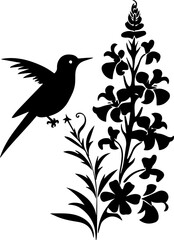 Silhouette flower plant images