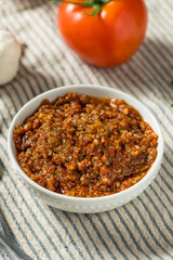 Homemade Red Tomato Pesto Sauce