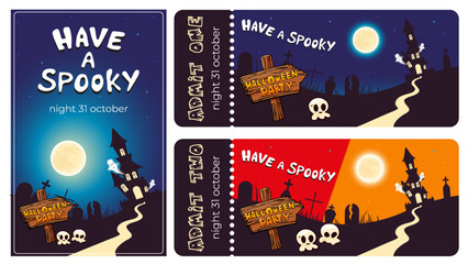 halloween party flyer