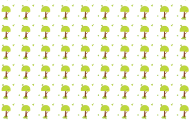 pattern flat trees doodle hand drawn abstract.Element for print and gift card design